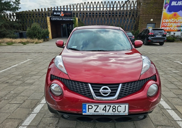 Nissan Juke cena 30999 przebieg: 81800, rok produkcji 2011 z Poznań małe 121